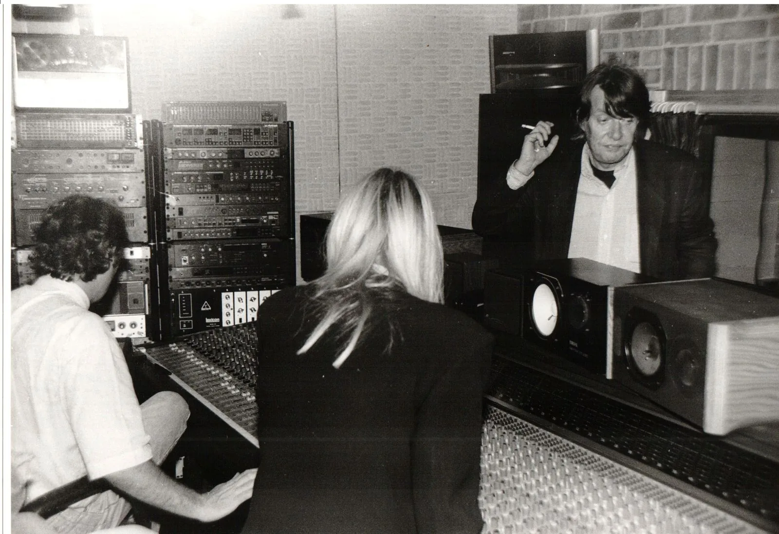 AMEK Angela nella control room del Blue Record Studio di Danilo Dalmasso, fotografia d'archivio